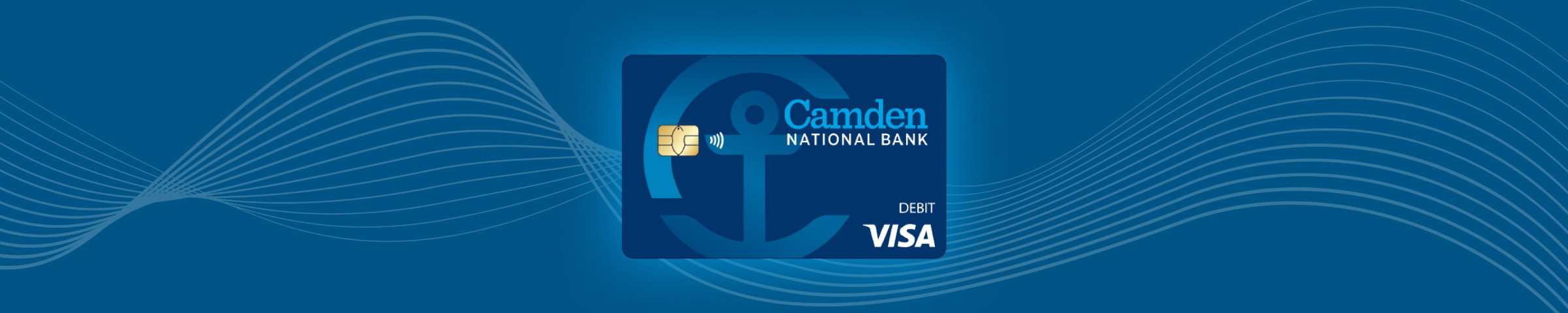 Camden National Bank Visa debit card